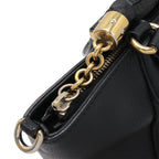 Gucci Soho Interlocking Tote 2-Way Shoulder Bag Fringe Tassel Leather Black Gold — view 4