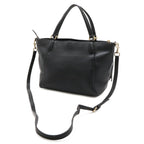 Gucci Soho Interlocking Tote 2-Way Shoulder Bag Fringe Tassel Leather Black Gold — view 2