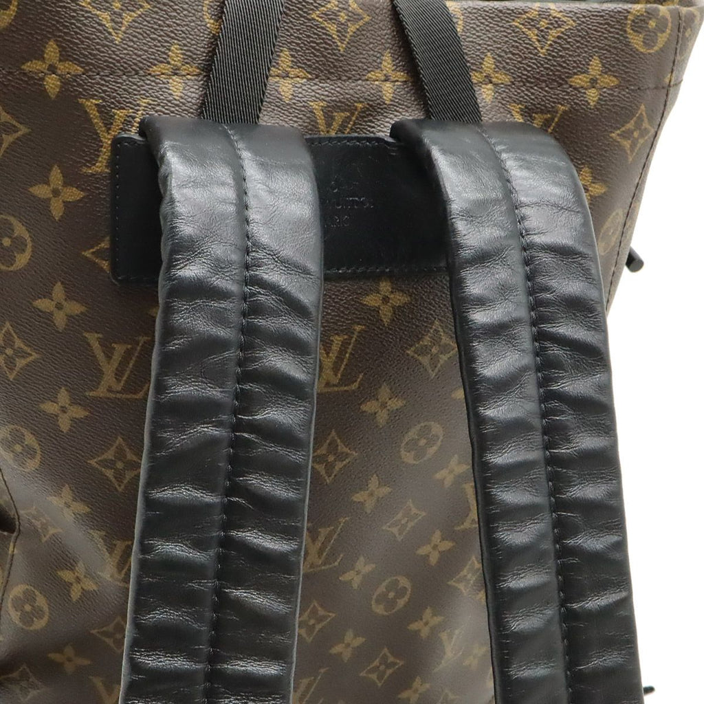 Louis Vuitton Monogram Logo Story Chalk Backpack Drawstring — view 4