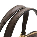 Gucci Ophidia GG Supreme Top Handle 2-Way Shoulder Bag Leather Beige Mocha Brown — view 5