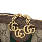 Gucci Ophidia GG Supreme Top Handle 2-Way Shoulder Bag Leather Beige Mocha Brown — view 4
