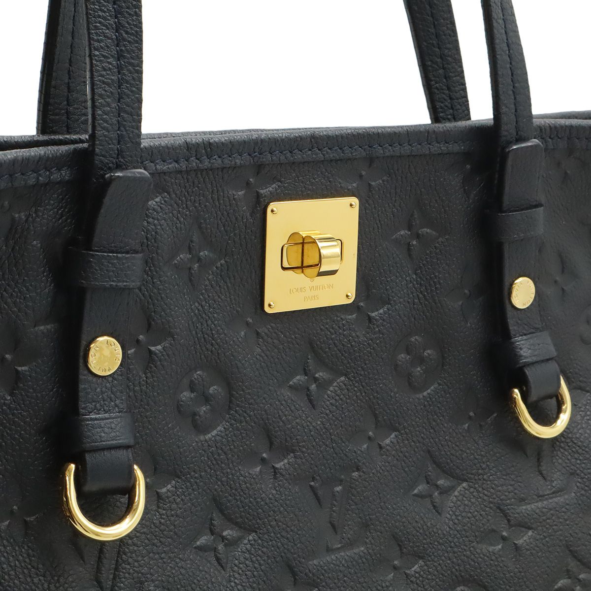 Louis Vuitton Monogram Empreinte Citadine PM Tote Shoulder Bag Infini Navy — view 8