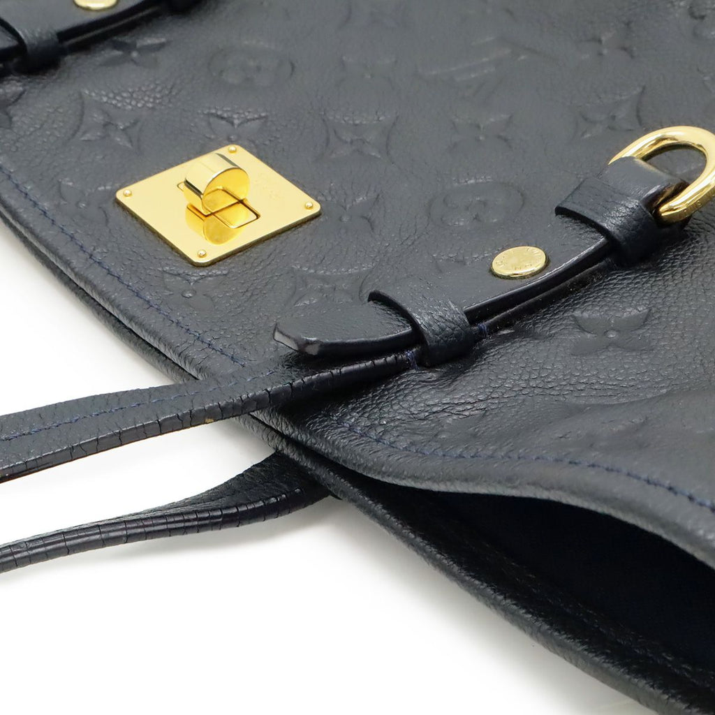 Louis Vuitton Monogram Empreinte Citadine PM Tote Shoulder Bag Infini Navy — view 7