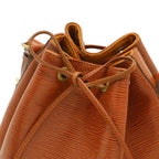 Louis Vuitton Epi Petit Noe Drawstring Shoulder Bag Semi Kenya Brown — view 4