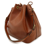 Louis Vuitton Epi Petit Noe Drawstring Shoulder Bag Semi Kenya Brown — view 2