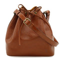 Louis Vuitton Epi Petit Noe Drawstring Shoulder Bag Semi Kenya Brown