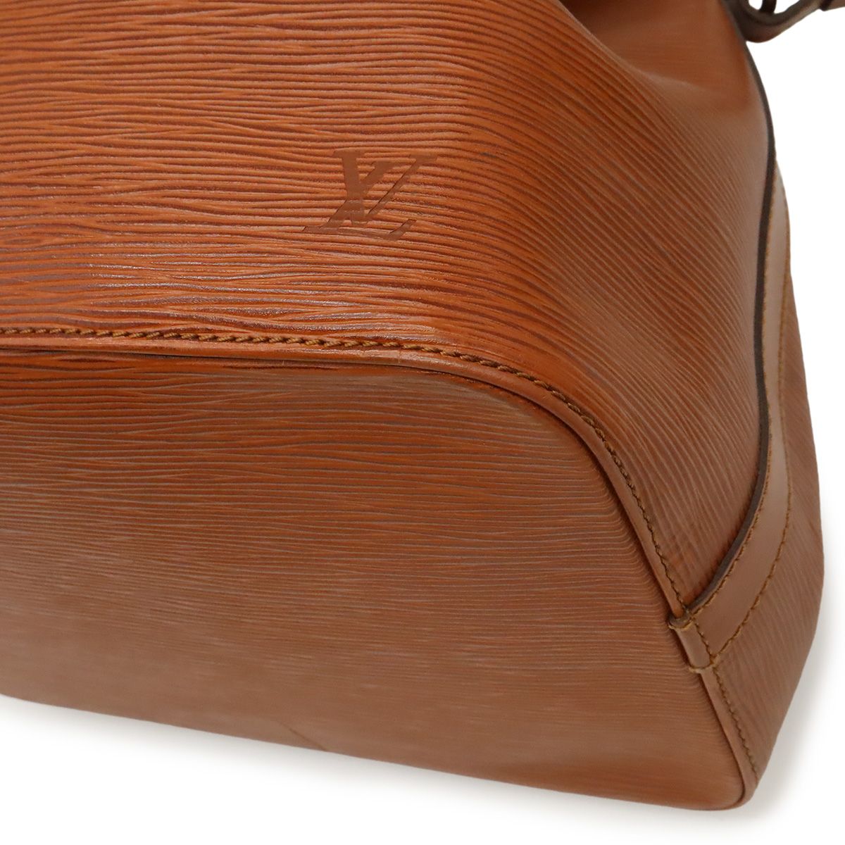 Louis Vuitton Epi Petit Noe Drawstring Shoulder Bag Semi Kenya Brown — view 3