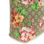 Gucci GG Blue Mus Supreme Flower Floral Pattern Reversible Tote Shoulder — view 7