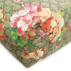 Gucci GG Blue Mus Supreme Flower Floral Pattern Reversible Tote Shoulder — view 3