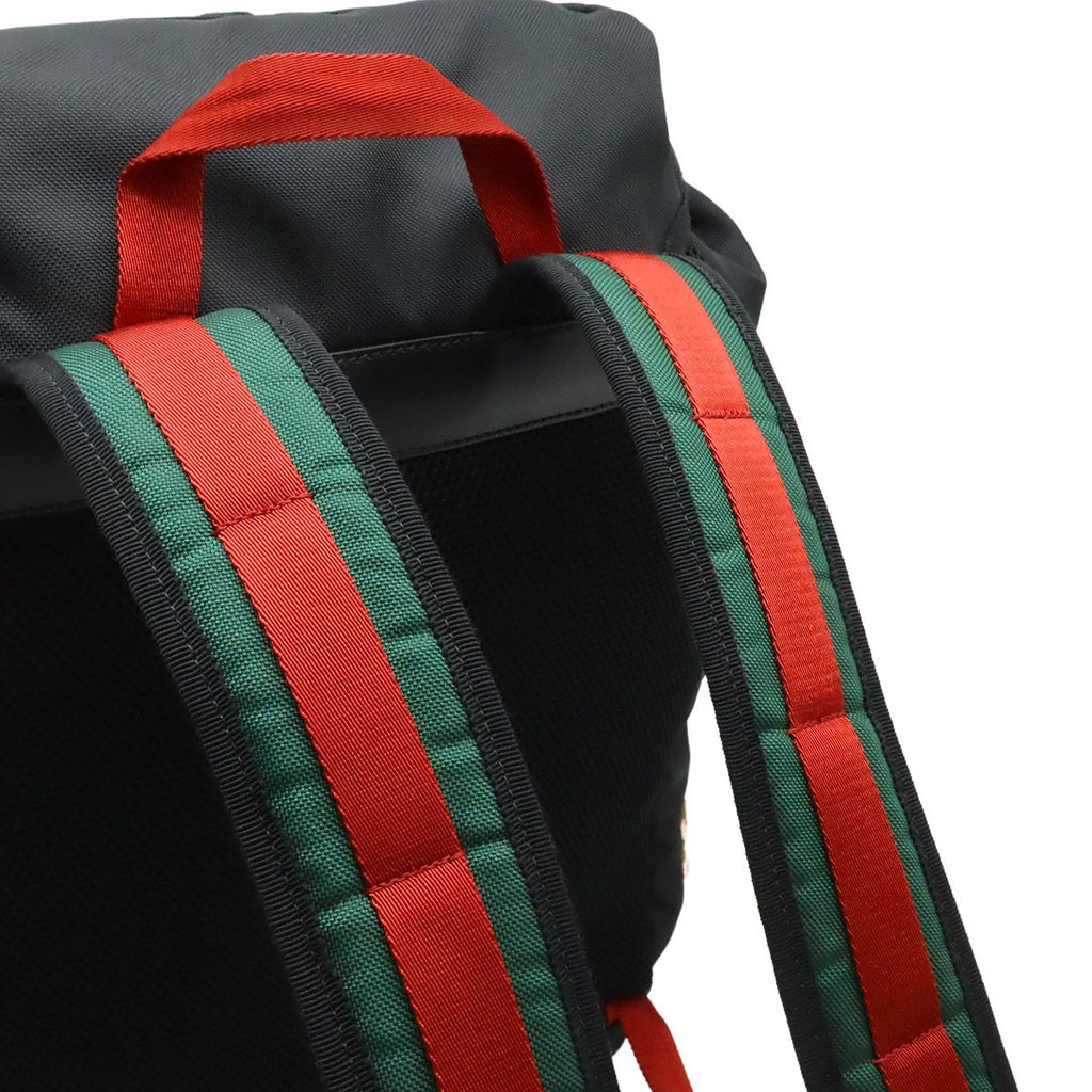 Gucci Embroidery Tiger Web Line Sherry Backpack Nylon Black — view 4