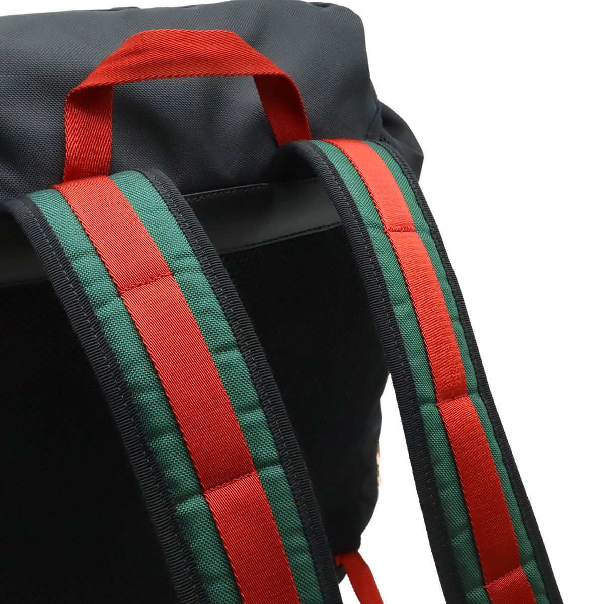 Gucci Embroidery Tiger Web Line Sherry Backpack Nylon Black — view 4