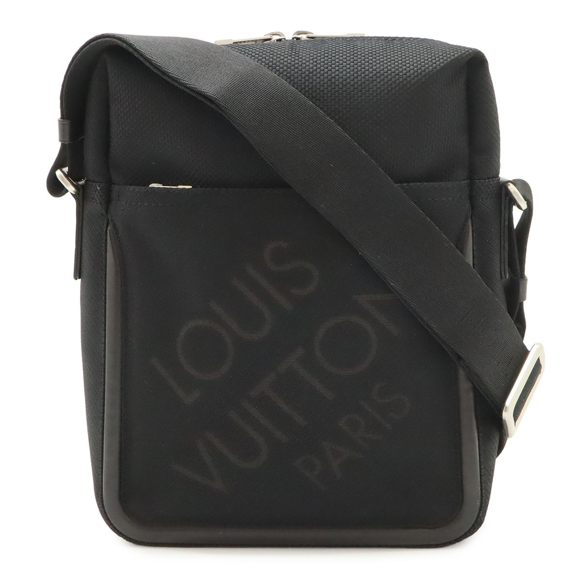Louis Vuitton Damier Geant Shoulder Bag Crossbody Canvas Noir Black