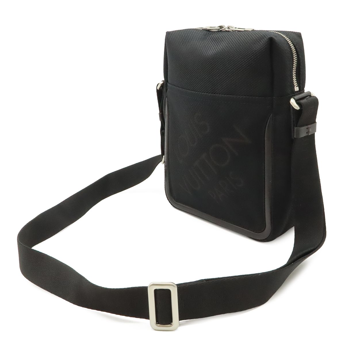 Louis Vuitton Damier Geant Shoulder Bag Crossbody Canvas Noir Black — view 2