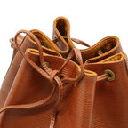 Louis Vuitton Epi Noe Drawstring Shoulder Bag Leather Kenya Brown — view 4