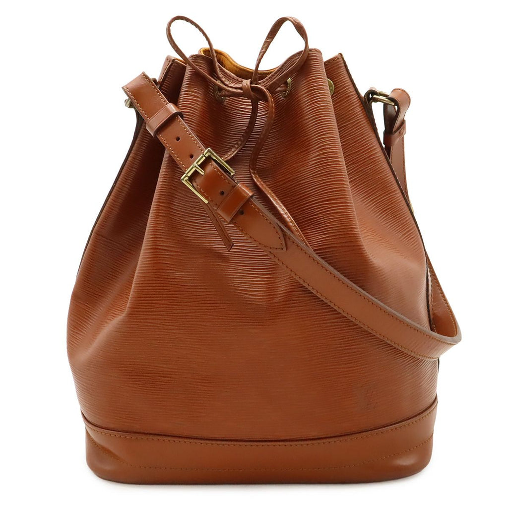 Louis Vuitton Epi Noe Drawstring Shoulder Bag Leather Kenya Brown