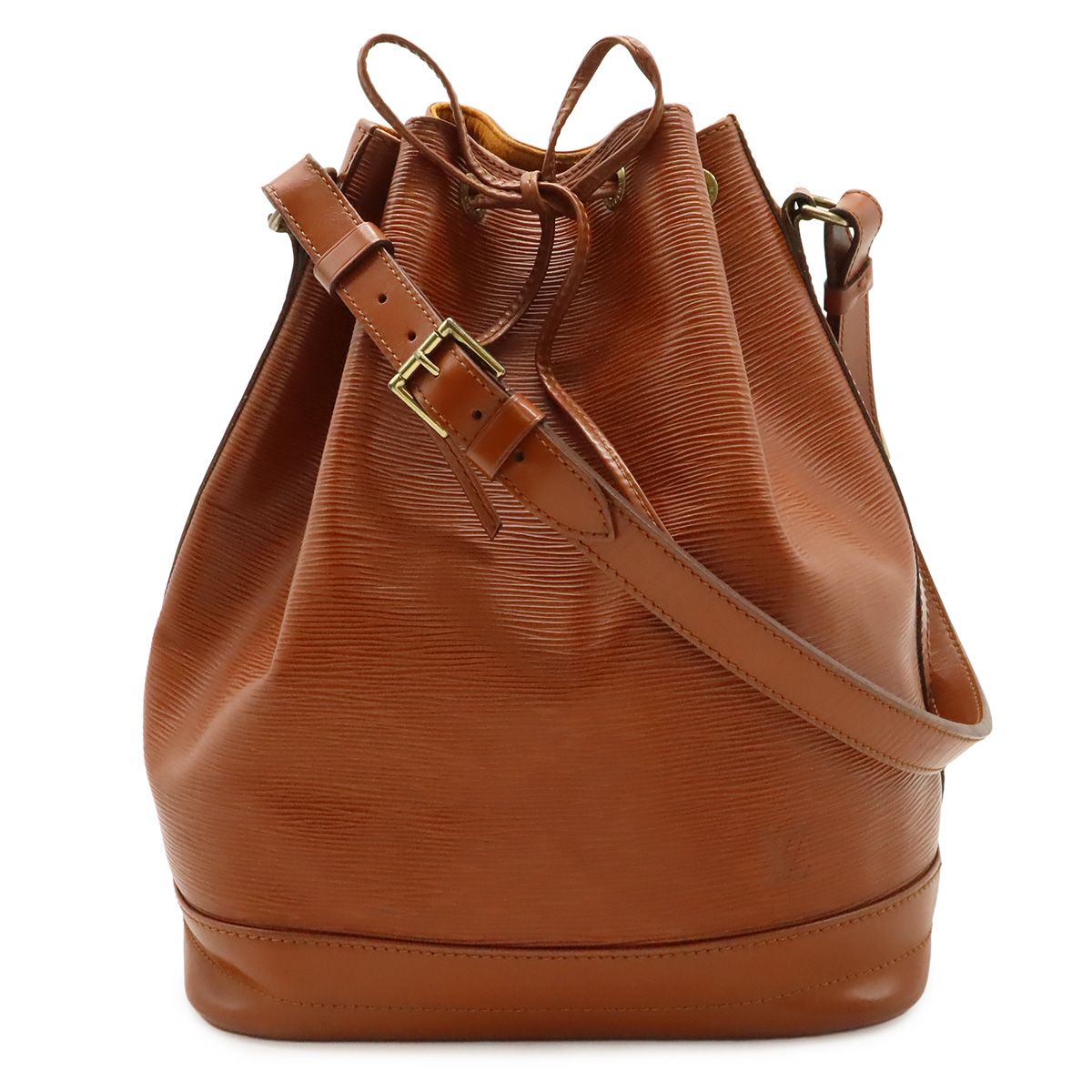 Louis Vuitton Epi Noe Drawstring Shoulder Bag Leather Kenya Brown