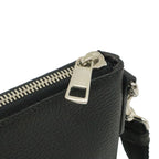 Gucci Cosmopolis Clutch Leather Black Silver — view 4