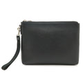 Gucci Cosmopolis Clutch Leather Black Silver