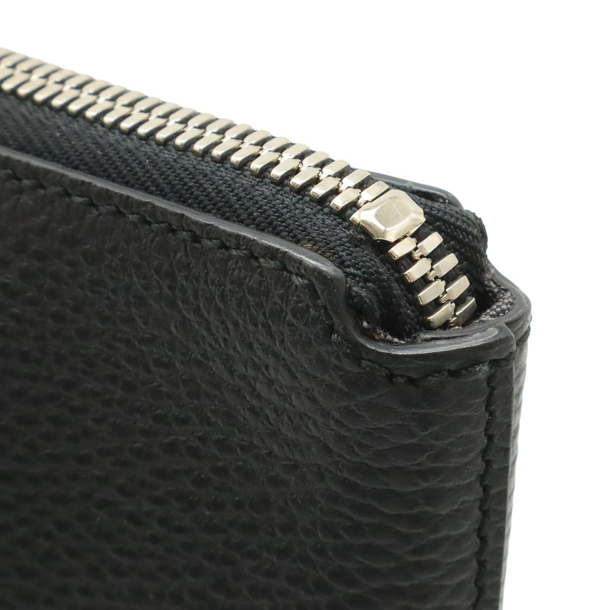 Gucci Cosmopolis Clutch Leather Black Silver — view 5