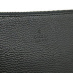 Gucci Cosmopolis Clutch Leather Black Silver — view 9