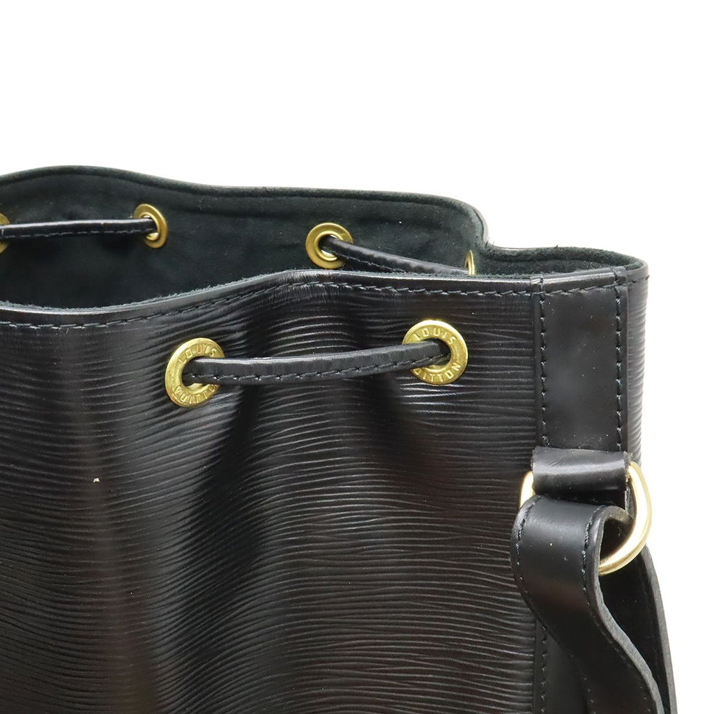 Louis Vuitton Epi Noe Shoulder Bag Drawstring Noir Black Gold — view 6