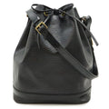 Louis Vuitton Epi Noe Shoulder Bag Drawstring Noir Black Gold