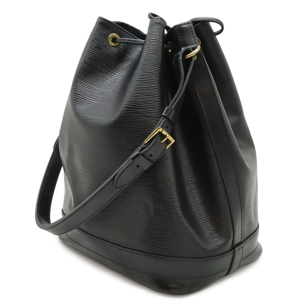Louis Vuitton Epi Noe Shoulder Bag Drawstring Noir Black Gold — view 2