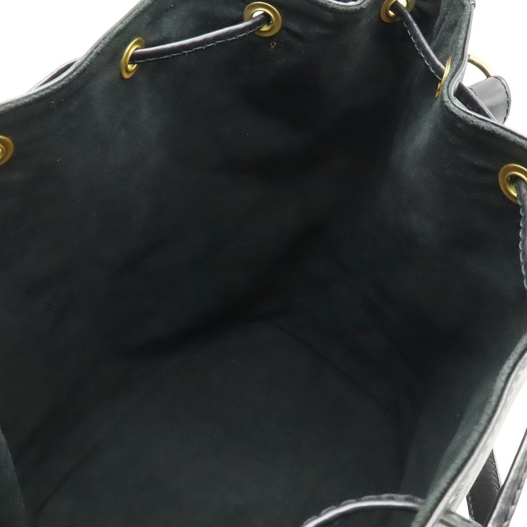 Louis Vuitton Epi Noe Shoulder Bag Drawstring Noir Black Gold — view 5