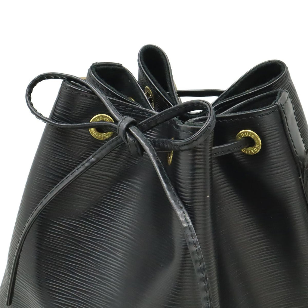 Louis Vuitton Epi Noe Shoulder Bag Drawstring Noir Black Gold — view 4