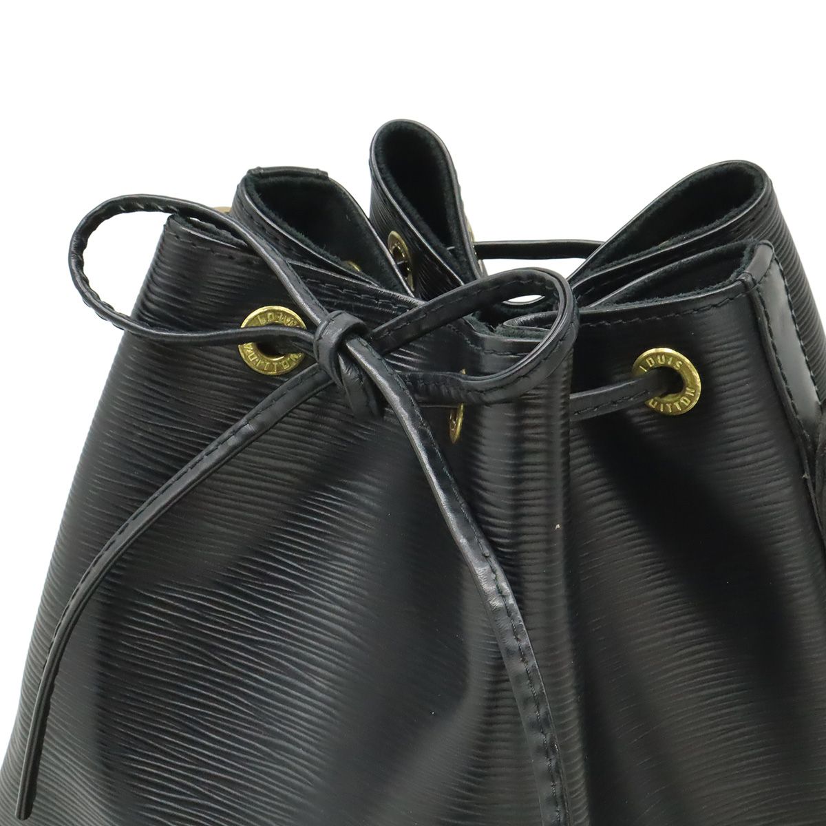 Louis Vuitton Epi Noe Shoulder Bag Drawstring Noir Black Gold — view 4