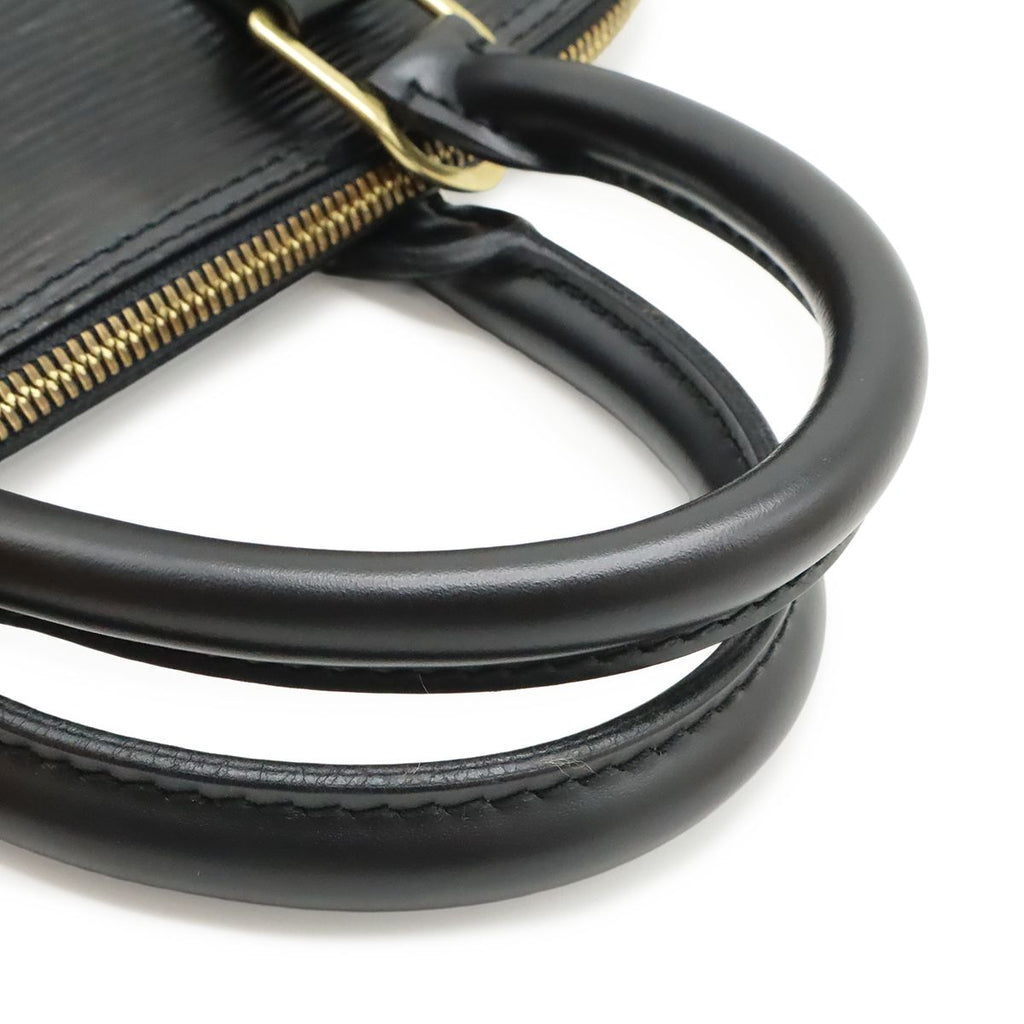 Louis Vuitton Epi Alma Handbag Leather Noir Black Gold — view 6