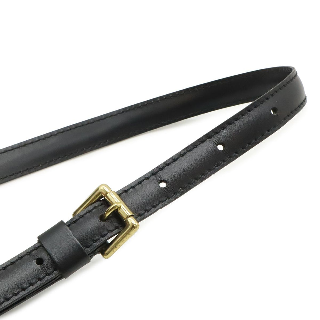 Louis Vuitton Epi Alma Handbag Leather Noir Black Gold — view 5