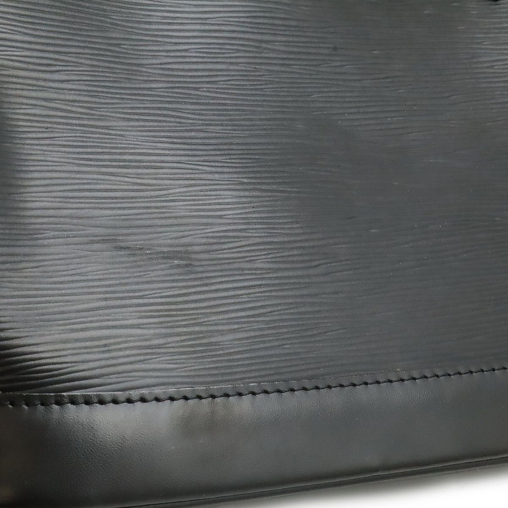 Louis Vuitton Epi Alma Handbag Leather Noir Black Gold — view 9