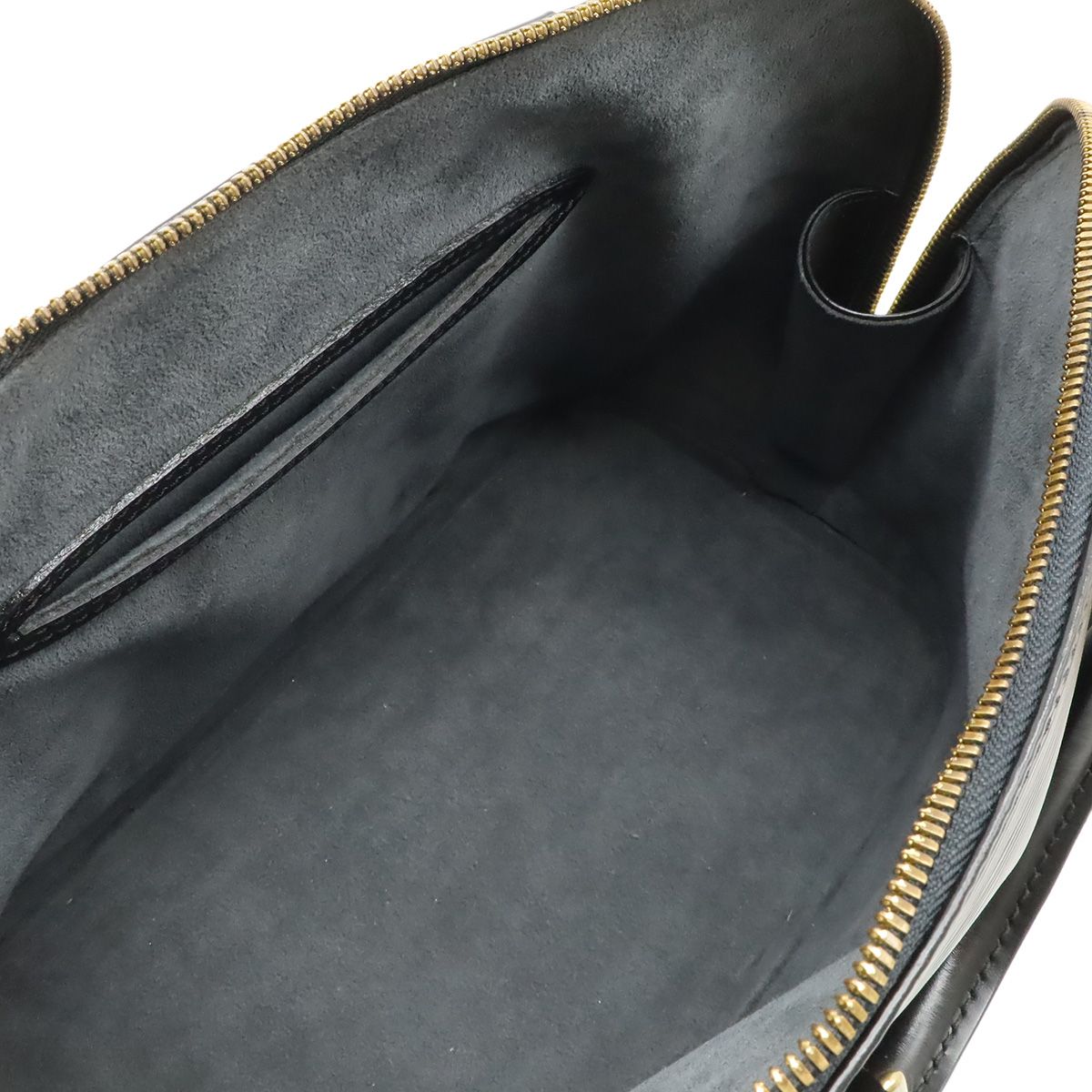Louis Vuitton Epi Alma Handbag Leather Noir Black Gold — view 8