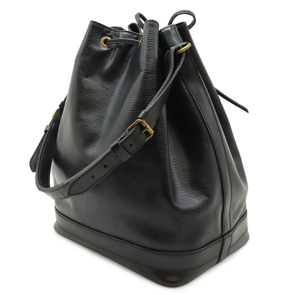 Louis Vuitton Epi Noe Shoulder Bag Drawstring Noir Black Gold — view 2