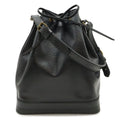 Louis Vuitton Epi Noe Shoulder Bag Drawstring Noir Black Gold