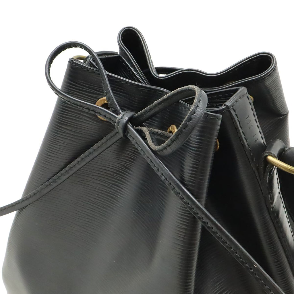 Louis Vuitton Epi Noe Shoulder Bag Drawstring Noir Black Gold — view 4