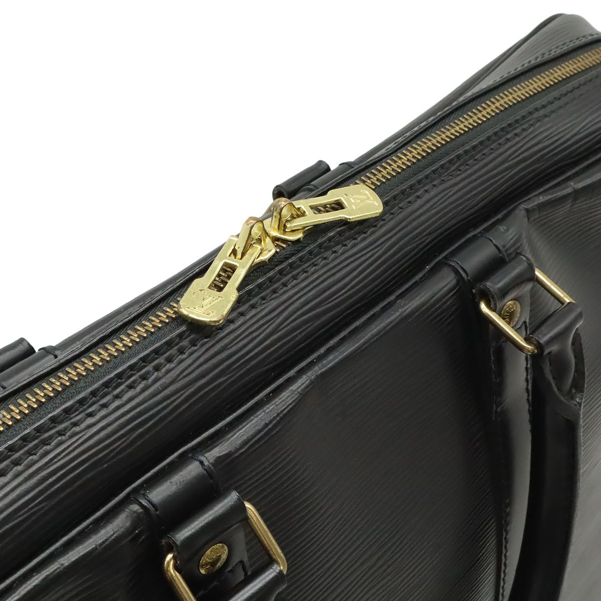 Louis Vuitton Epi Porte Document Voyage Purse Business Briefcase Noir Black — view 5