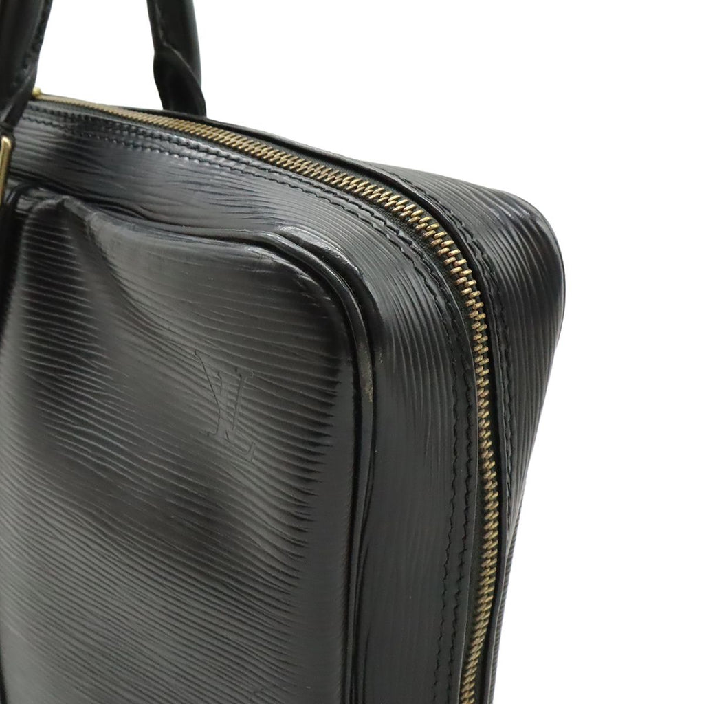 Louis Vuitton Epi Porte Document Voyage Purse Business Briefcase Noir Black — view 8