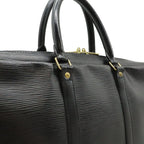 Louis Vuitton Epi Porte Document Voyage Purse Business Briefcase Noir Black — view 9