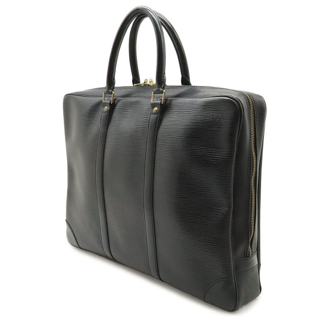 Louis Vuitton Epi Porte Document Voyage Purse Business Briefcase Noir Black — view 2