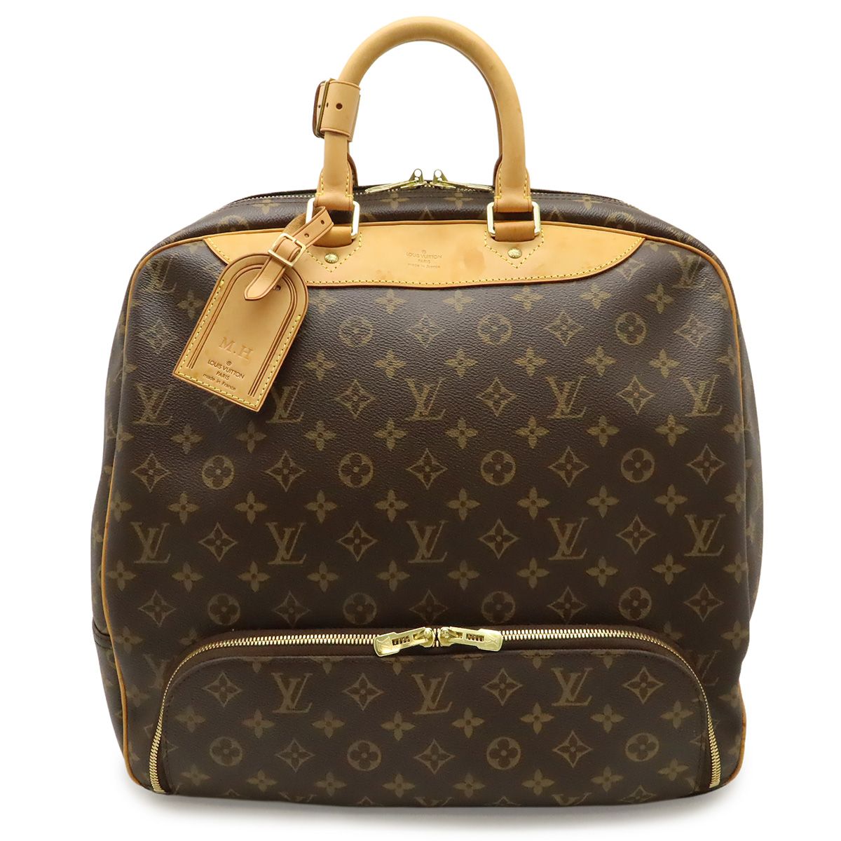 Louis Vuitton Monogram Evasion Boston Bag Purse Sports