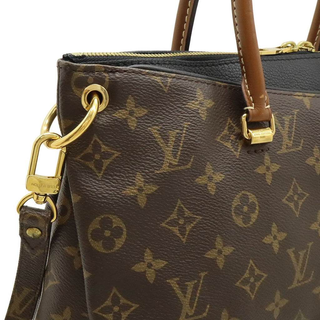 Louis Vuitton Monogram Pallas 2-Way Shoulder Bag Semi Noir Black — view 4