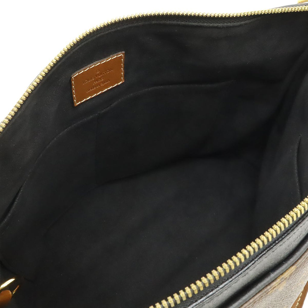 Louis Vuitton Monogram Pallas 2-Way Shoulder Bag Semi Noir Black — view 8