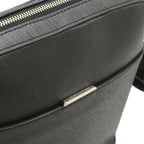 Louis Vuitton Taiga Anton Pochette Shoulder Bag Crossbody Leather Ardoise Black — view 8