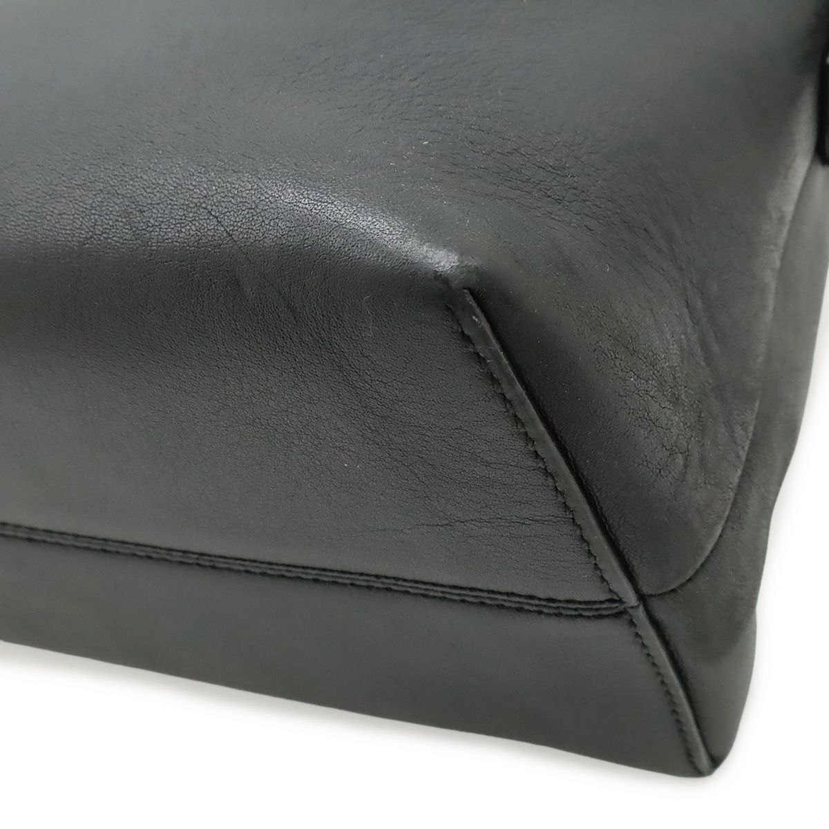 Fendi by the Way 2-Way Shoulder Bag Leather Black Silver — view 3