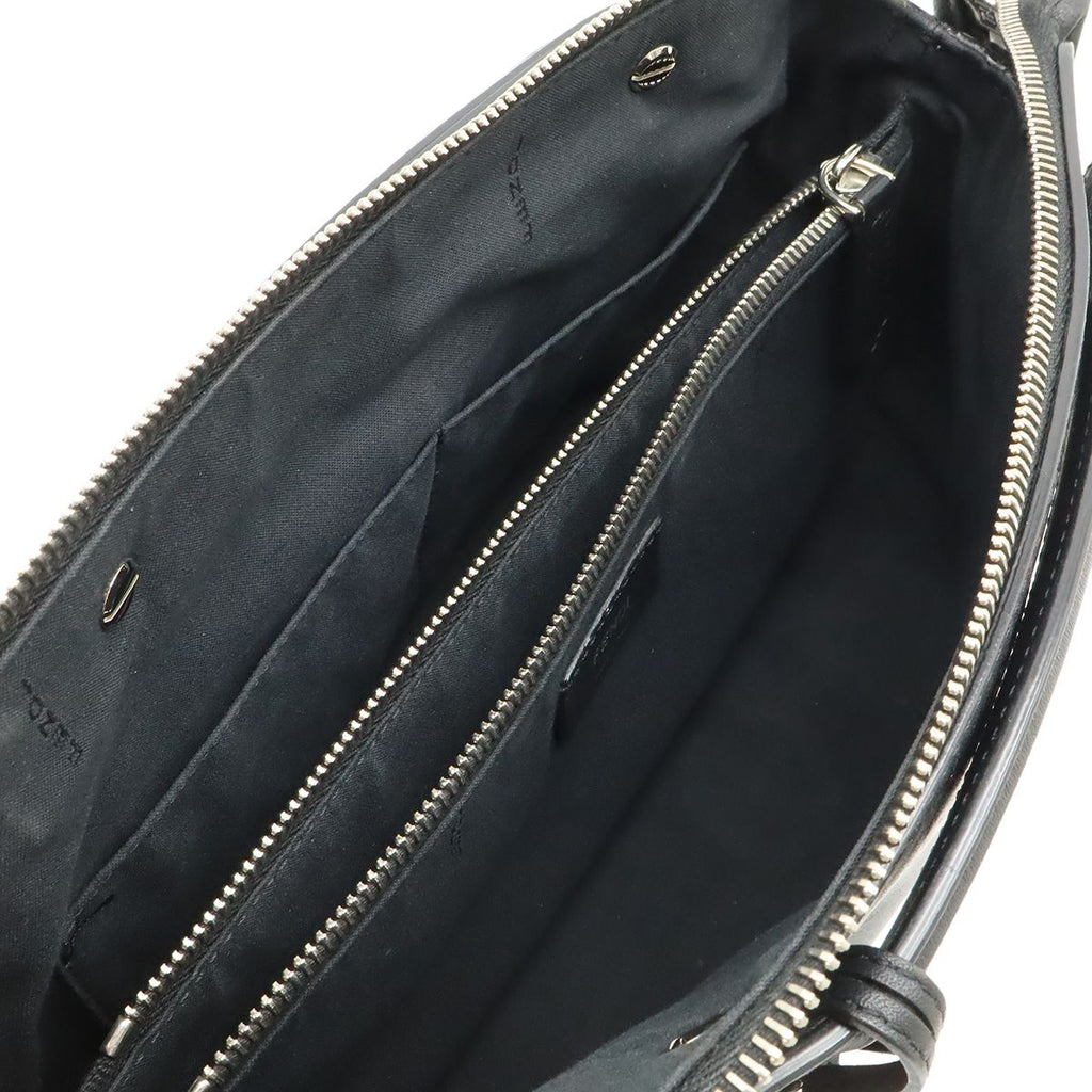Fendi by the Way 2-Way Shoulder Bag Leather Black Silver — view 8