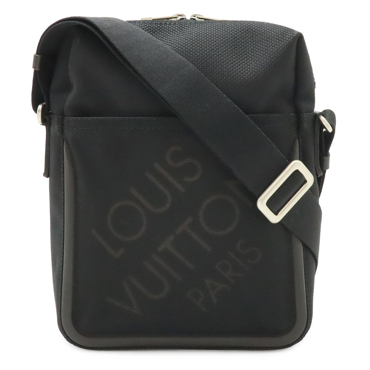 Louis Vuitton Damier Geant Shoulder Bag Crossbody Canvas Noir Black