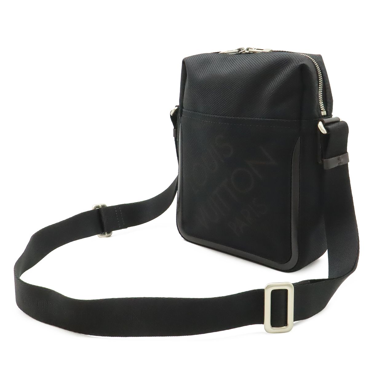 Louis Vuitton Damier Geant Shoulder Bag Crossbody Canvas Noir Black — view 2