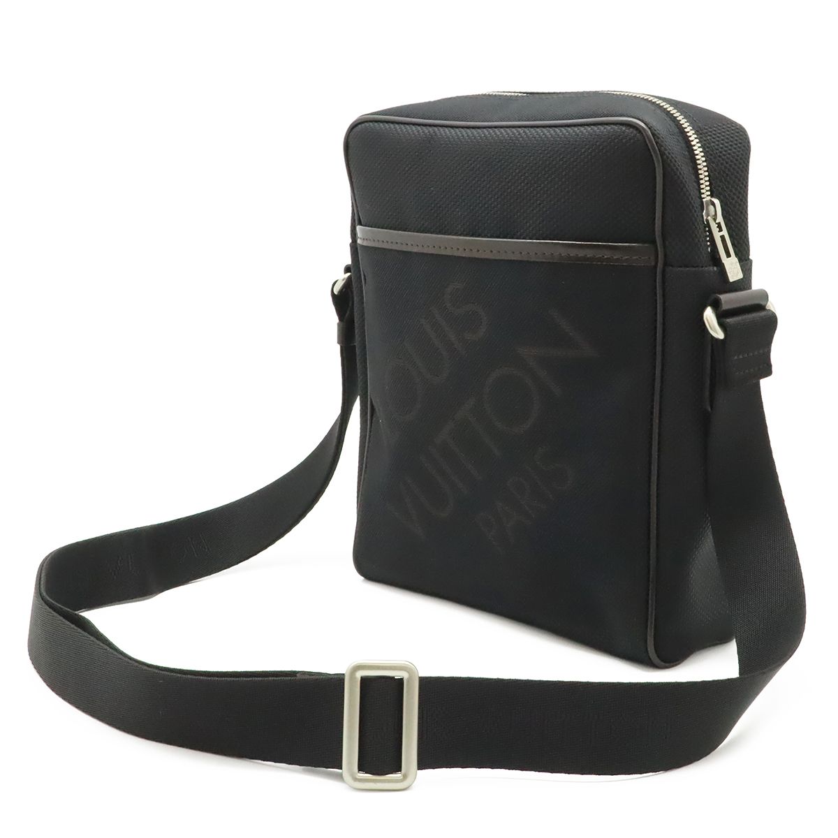 Louis Vuitton Damier Geant Citadin NM Shoulder Bag Crossbody Canvas Noir Black — view 2